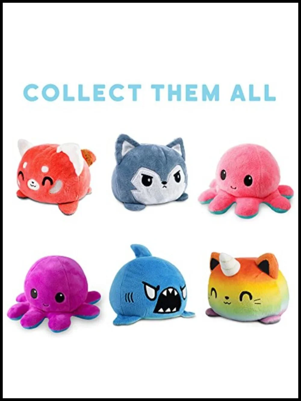TeeTurtle Original Reversible Spider Plushie Purple Black